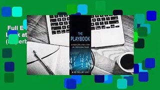 Full E-book  The Playbook: An Inside Look at How to Think Like a Professional Trader (Paperback)