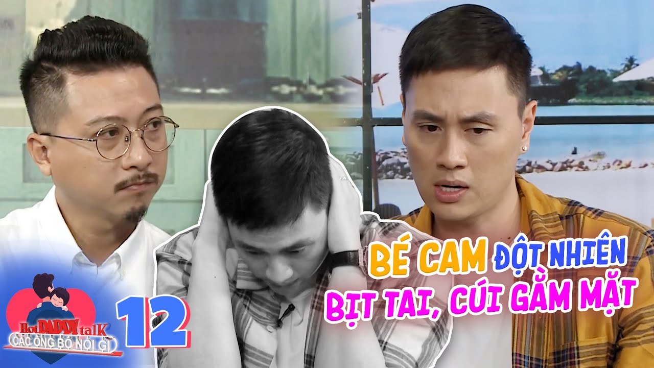 Cam Cam panickingly looked down as Kien Hoang and Heo Mi Nhon argue