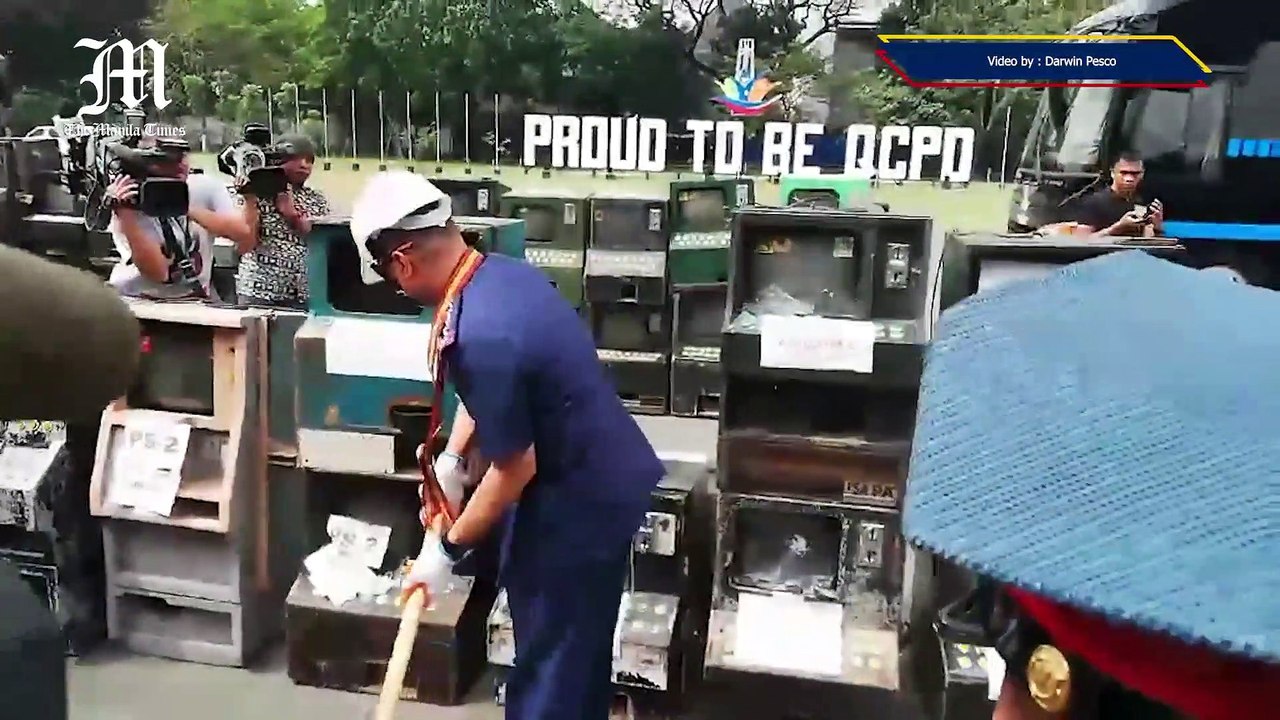 Video Karera machines destroyed