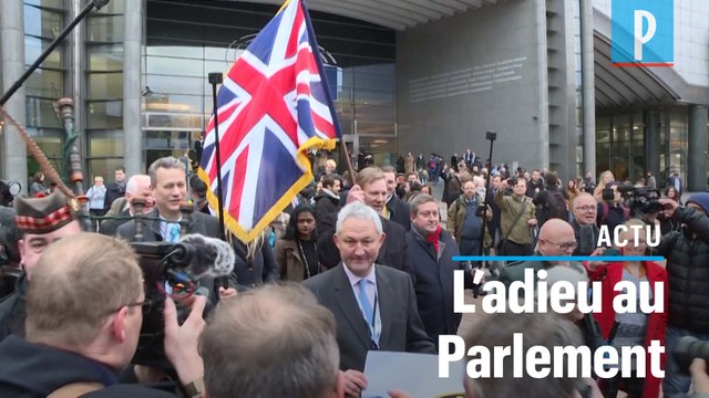 Brexit : Des députés britanniques quittent le Parlement européen pour la dernière fois