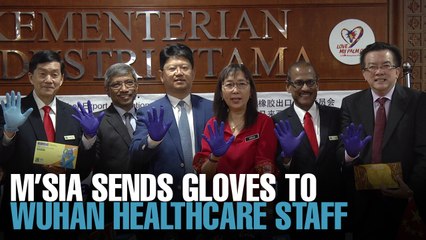 NEWS: M’sia donates 18mil gloves to China