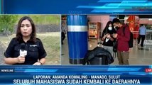 Tiba di Tanah Air, 33 Mahasiswa Tiongkok Asal Sulut Dijemput Keluarga