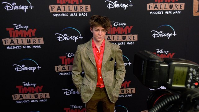Oakes Fegley Timmy Failure: Mistakes Were Made Premiere Red Carpet