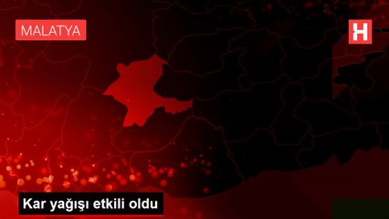 Kar yağışı etkili oldu