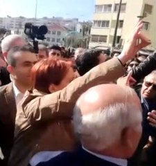 Akşener'den "Bozkurt işareti yapabilir miyim?" diyen gence yanıt: Tabi oğlum