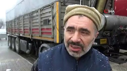 AĞIR TONAJLI ARAÇLAR DURDURULDU