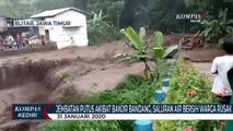 Banjir Bandang Terjang Desa Lereng Gunung Kawi