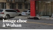 Coronavirus: La vidéo choc d'un homme mort sur un trottoir de Wuhan