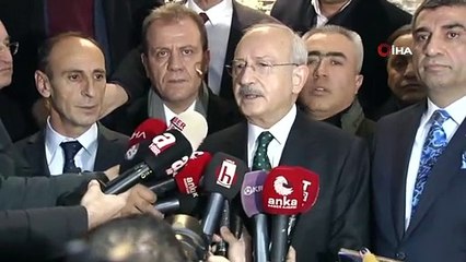 CHP lideri Kılıçdaroğlu deprem bölgesinde açıklamalarda bulunurken depreme yakalandı
