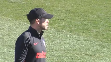 Carrasco ya entrena con el Atlético