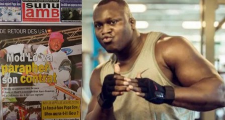 De retour des USA, Modou Lô va parapher son contrat... revue de presse Lutte TV