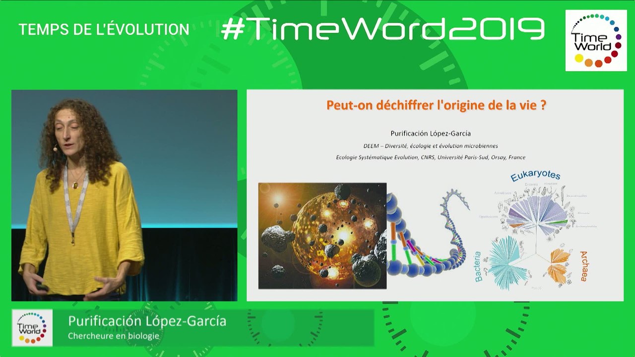 Purificación López-García Peut-on déchiffrer l'origine de la vie ?