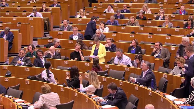 Green MEP Molly Scott Cato cries during final speech in European Parliament