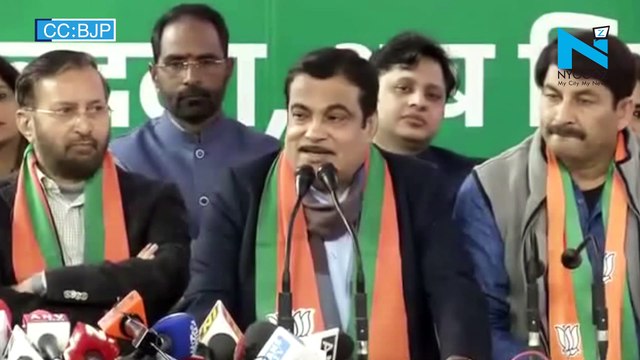 BJP releases the 'Sankalp Patra' for upcoming Delhi Assembly polls