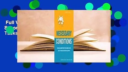 Full Version  Necessary Conditions: Teaching Secondary Math with Academic Safety, Quality Tasks,