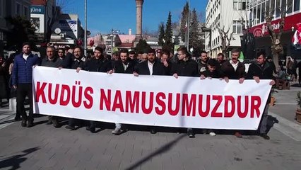 ABD'nin sözde barış planı protesto edildi