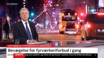 9|17; Indslag om fyrværkeri i DK [Nyhederne kl 22] {28 December 2019} TV2 Danmark