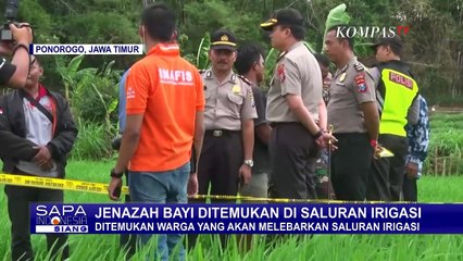 Penemuan Jenazah Bayi di Persawah Rumah Warga