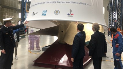 Brest retrouve l’hélice de la Jeanne d’Arc
