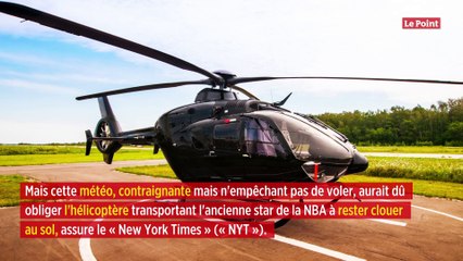 L'hélicoptère de Kobe Bryant n'était pas autorisé à voler dans ces conditions