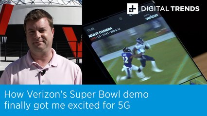 How Verizon's Super Bowl demo finally got me excited for 5G
