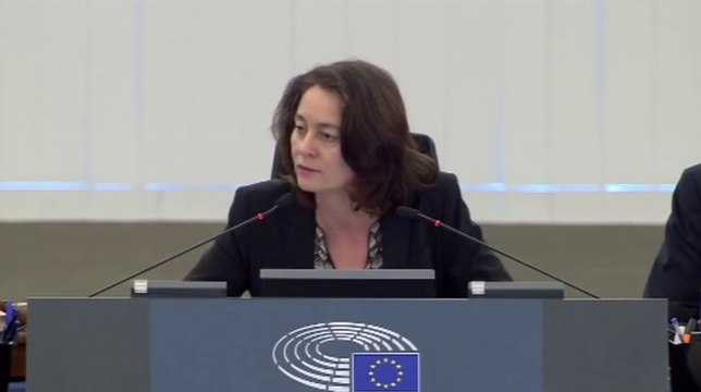 Brexit Party MEPs protest having their desks cleared - and their flags taken away