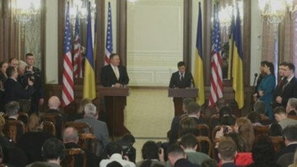 Pompeo dice en Ucrania es momento de avanzar y reitera el apoyo de EEUU