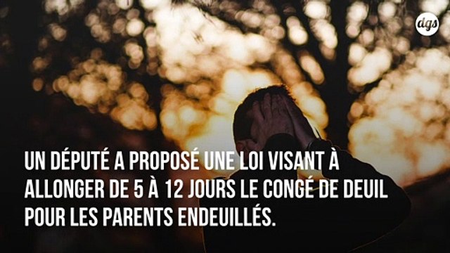 Décès d'un enfant : les députés refusent d'allonger de 7 jours le congé de deuil pour les parents