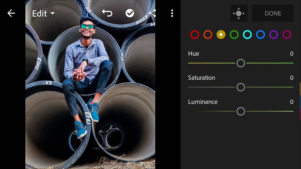 Lightroom color correction | lightroom Cinematic color grading | #editingkaadda |