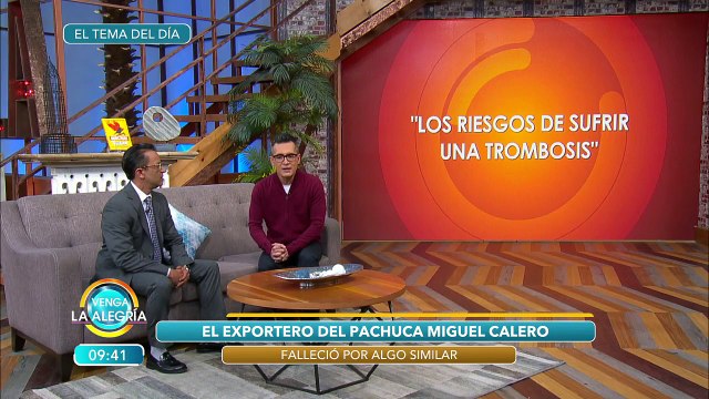 ¿Sabes qué es la trombosis y cómo tratarla? Nuestro especialista nos lo dice. | Venga La Alegría