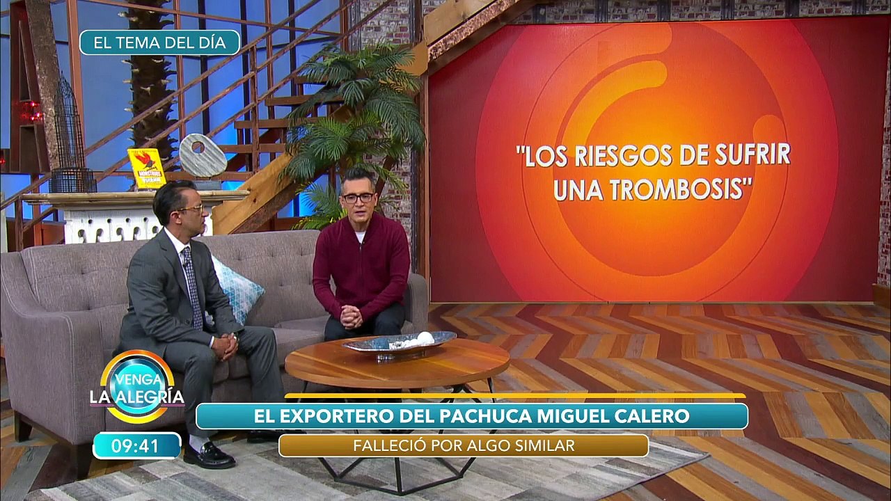 ¿Sabes qué es la trombosis y cómo tratarla? Nuestro especialista nos lo dice. | Venga La Alegría