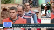 Crisis ambiental en Brasil por intensas lluvias