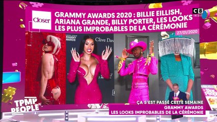Le récapitulatif people de la semaine du 27 janvier : Les looks les plus insolites des Grammy Awards