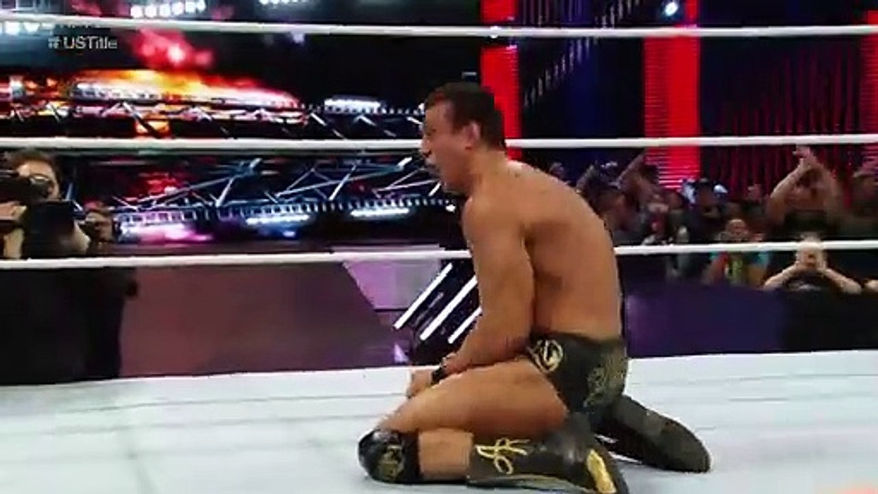 John Cena VS Alberto Del Rio United States Championship Match  Raw  December 28, 2015