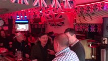 Brexit party at the Mechanics Arms pub in South Shields