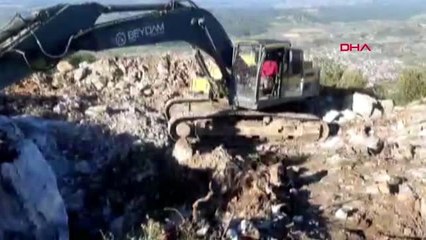 Muğla'da kaçak kazı yapan 3 şüpheli suçüstü yakalandı