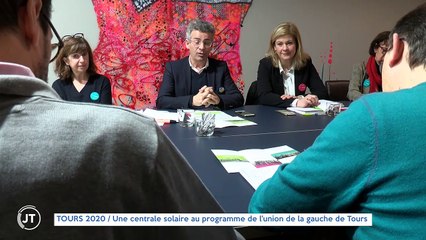 TOURS 2020 Une centrale solaire au programme de l'union de la gauche