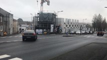 La future pharmacie des Câlins se dévoile à la place des anciens bains douches