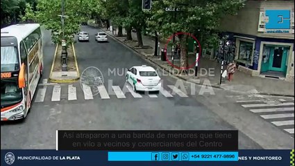 Menores al acecho en el centro de La Plata: tienen entre 12 y 17 años y actúan armados