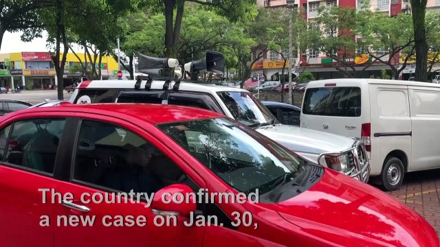 Malaysia: Loudspeakers on trucks spread awareness on virus