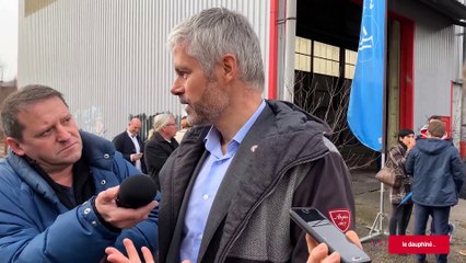 Laurent Wauquiez et la Région AURA investissent cinq millions d'euros pour la plaine sportive de Valserhône