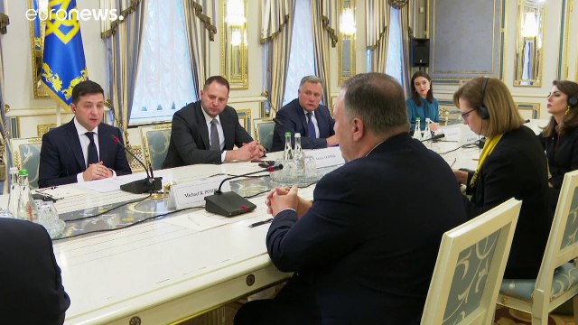 Mike Pompeo foi a Kiev reafirmar o apoio dos EUA à Ucrânia