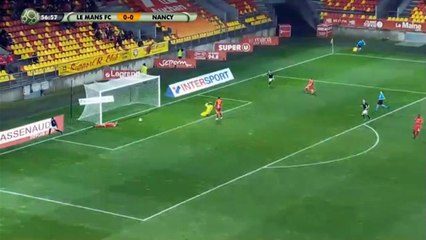Le Mans 0 - 1 Nancy Saliou Ciss  Goal 31.01.2020 FRANCE Ligue 2