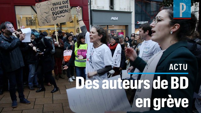 Festival de BD d'Angoulême : des auteurs en grève contre la précarité