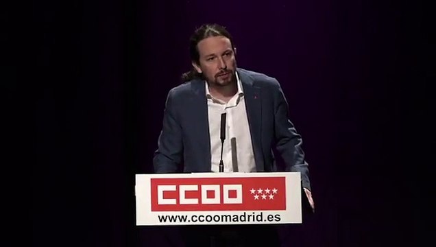Pablo Iglesias: Quiero decir, en nombre del Gobierno, que la democracia española no existiría sin luchadores como Marcos Ana y sin la lucha de los comunistas españoles
