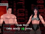 WWF No Mercy 2.0 Mod Matches Chris Benoit vs Chyna