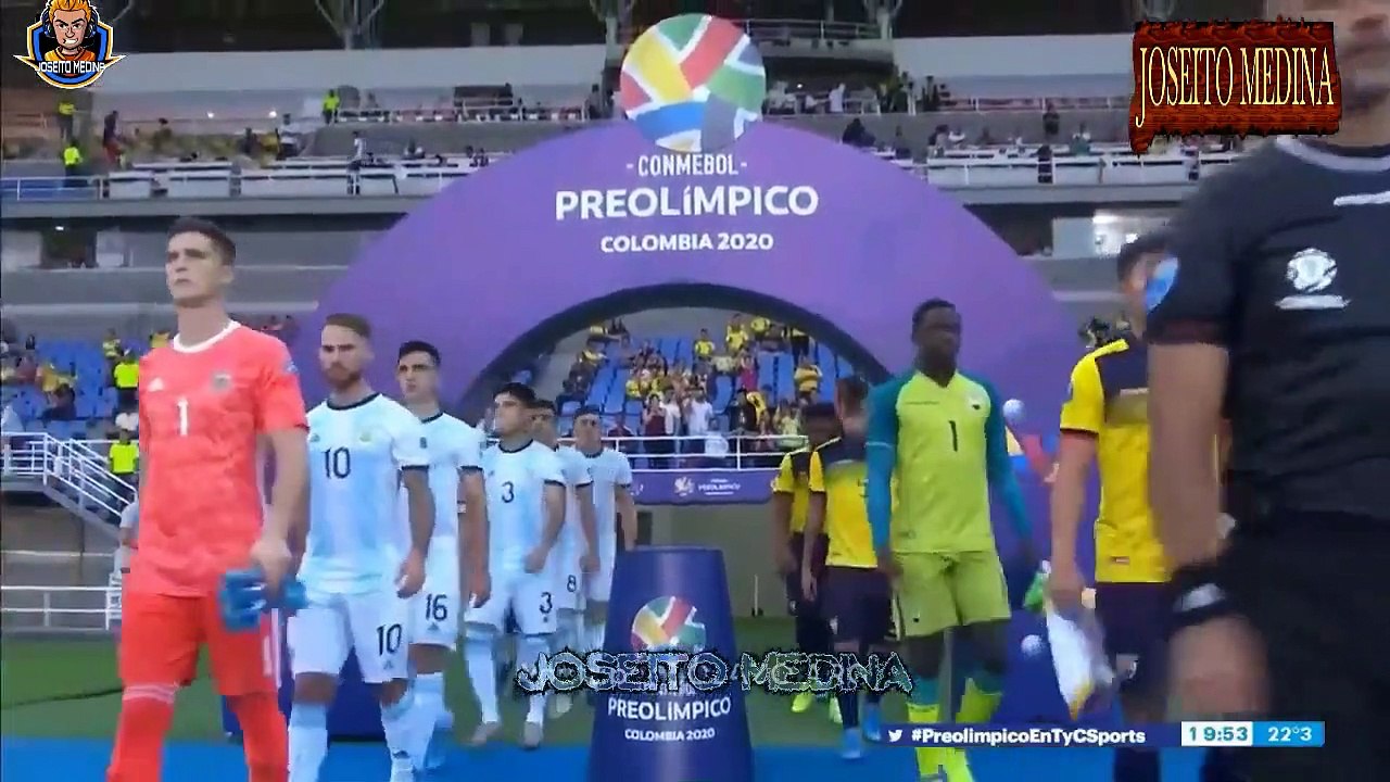 Preolímpico Sub 23 -Argentina 1 Ecuador 0