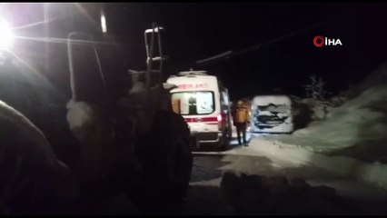 Yüksek'ten düşen hasta 4 saatte hastaneye kaldırıldı