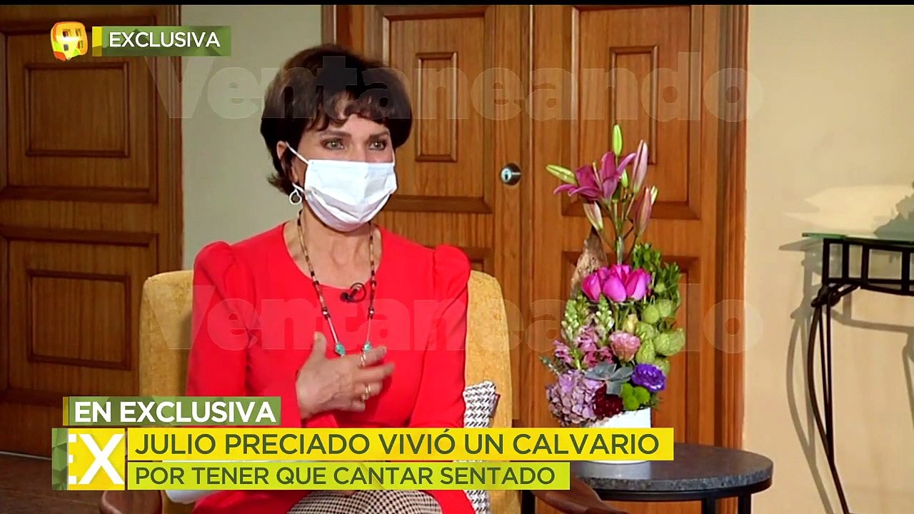 ¡Julio Preciado revela por qué se sentía avergonzado al tener que cantar sentado! | Ventaneando