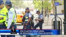 ATM plantea crear mesa de seguridad por tema de motos